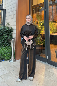 Sim Detay Bel Bağlamalı Takım Bakır