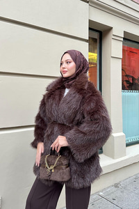 Sim Detay Kemerli Kaban Acı Kahve