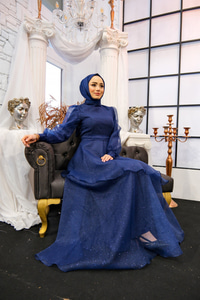 SIMLI KAT KAT DAYLA ABIYE LACIVERT