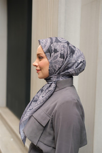 Soft Eşarp Açık Gri