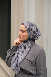 Soft Eşarp Açık Gri