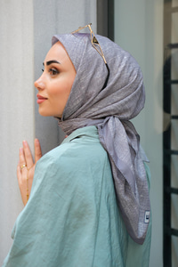 Soft Eşarp Açık Gri