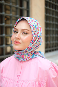 Soft Eşarp  Bebe Mavi