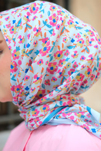 Soft Eşarp  Bebe Mavi