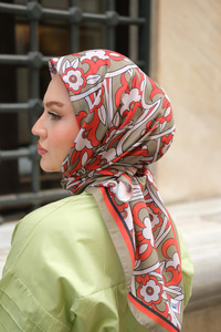 Soft Eşarp  Haki Yeşil