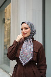 Soft Eşarp Kahverengi