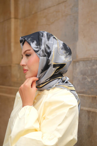 Soft Eşarp  Koyu Gri