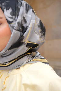 Soft Eşarp  Koyu Gri