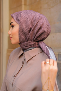 Soft Eşarp Koyu Kahve