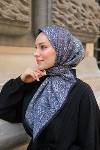 Soft Eşarp Koyu Lacivert