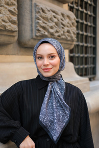 Soft Eşarp Koyu Lacivert