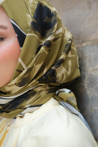 Soft Eşarp  Küf Yeşil