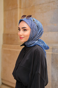 Soft Eşarp Lacivert