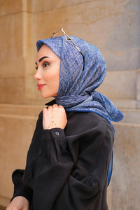 Soft Eşarp Lacivert