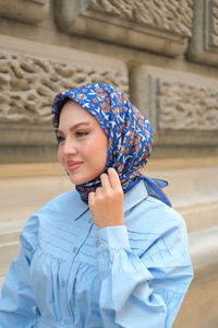 Soft Eşarp  Lacivert