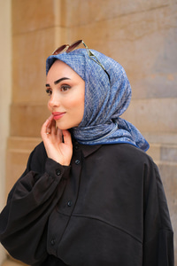 Soft Eşarp Lacivert