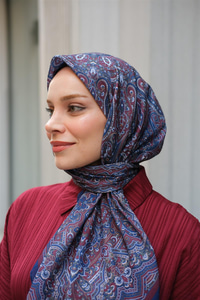 Soft Eşarp Lacivert