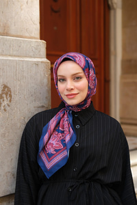 Soft Eşarp Lacivert