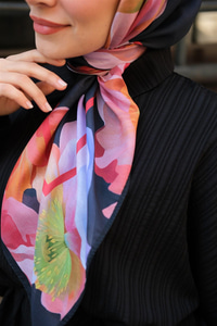 Soft Eşarp Lacivert