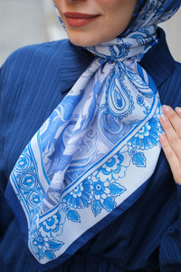 Soft Eşarp Mavi