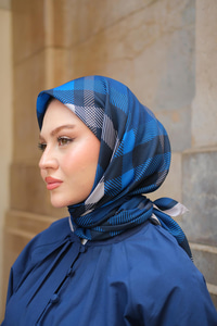 Soft Eşarp  Mavi