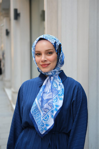Soft Eşarp Mavi