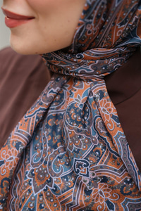 Soft Eşarp Petrol Mavi