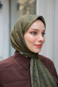 Soft Eşarp Yağ Yeşil