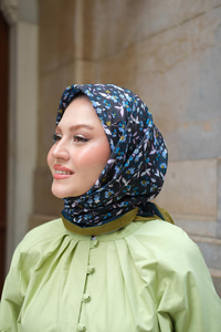 Soft Eşarp  Yağ Yeşil