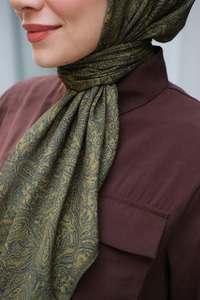 Soft Eşarp Yağ Yeşil