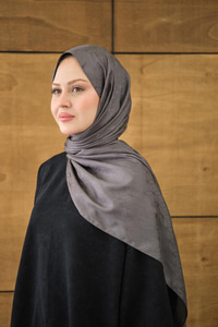 Su Yolu Desen Jakar Şal Antrasit