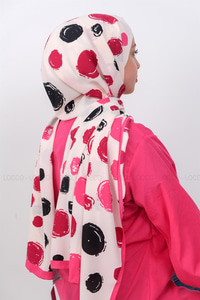 Uygun Fiyatlı SUZANI DESEN IPEK SAL FUSYA | Loccomoda.com 