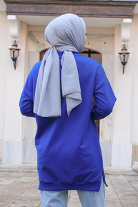 Süzene Nakış Tunik Mavi