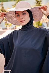 Tam Kapalı Tesettür Mayo Siyah