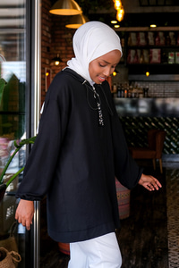 Uygun Fiyatlı TAS DETAY FERMUARLI HIRKA SIYAH | Loccomoda.com 