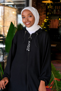 Uygun Fiyatlı TAS DETAY FERMUARLI HIRKA SIYAH | Loccomoda.com 