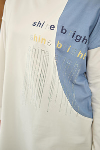 Taş Detay Garnili Tunik Beyaz