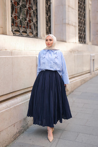 Taş Fiyonk Gömlek Mavi