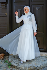 TAS ISLEMELI TUL ABIYE  BEYAZ