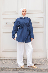 Trenç Gömlek Lacivert