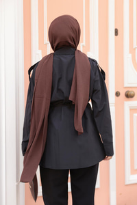 Trenç Gömlek Siyah