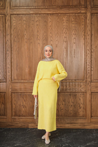 Triko Etekli Takım Sarı