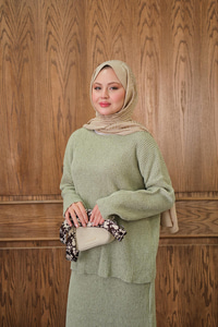 Triko Etekli Takım Yeşil