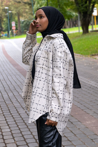 Uygun Fiyatlı TUVIT DESEN TEK CEPLI GOMLEK KREM | Loccomoda.com 