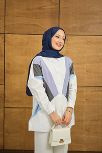 Verev Garnili Gömlek Beyaz