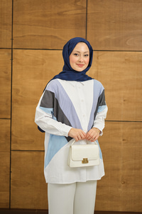 Verev Garnili Gömlek Beyaz