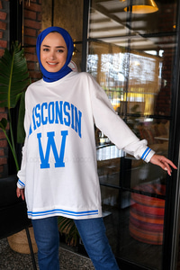 Uygun Fiyatlı WISCONSIN BASKILI SWEAT  | Loccomoda.com 