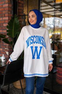 Uygun Fiyatlı WISCONSIN BASKILI SWEAT  | Loccomoda.com 