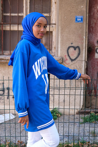 Uygun Fiyatlı WISCONSIN BASKILI SWEAT  SAX MAVI | Loccomoda.com 