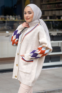 Uygun Fiyatlı YAKA CIZGILI TRIKO HIRKA TAS | Loccomoda.com 